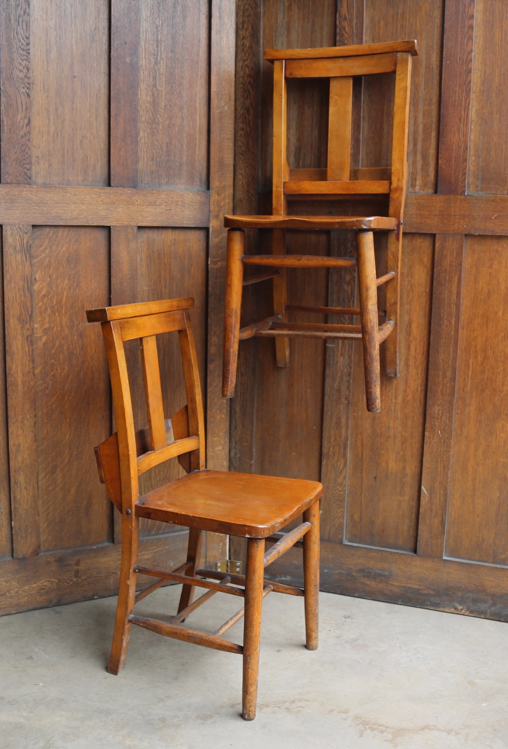 Antique Chapel Chairs